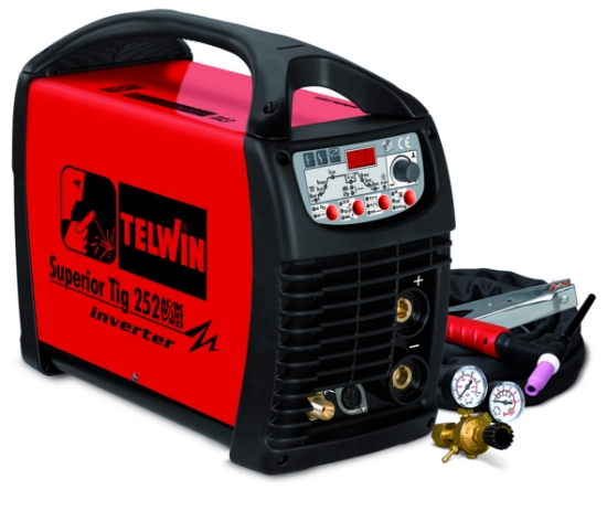 Obrázok z Zváračka TIG - Superior TIG 252 AC / DC - HF / LIFT VRD SET Telwin